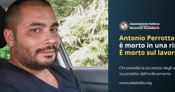 Antonio Perrotta non è morto in una rissa. È morto sul lavoro.